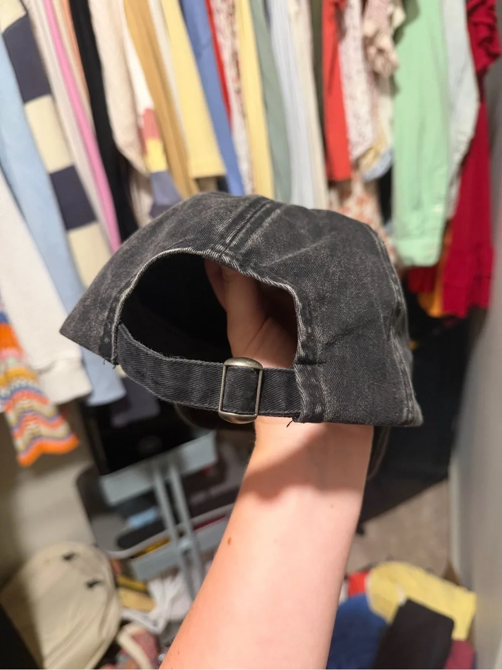 Adjustable Black Distressed Taco Truck Embroidered Baseball Cap